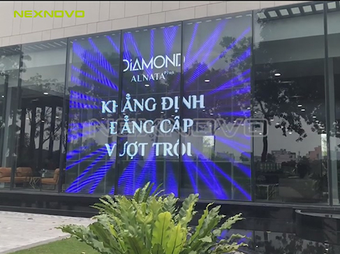 越南Gamuda Land Vietnam透明LED顯示屏項