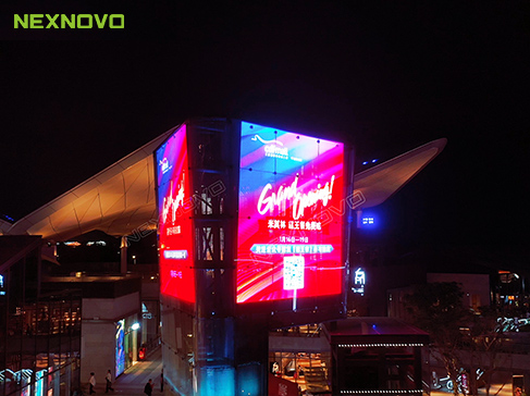 三亞海棠灣河心島透明LED顯示屏項(xiàng)目