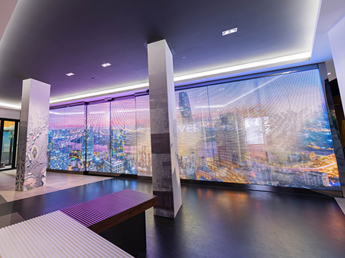 越南Saigon Garden西貢花園透明LED移動(dòng)門(mén)項(xiàng)目