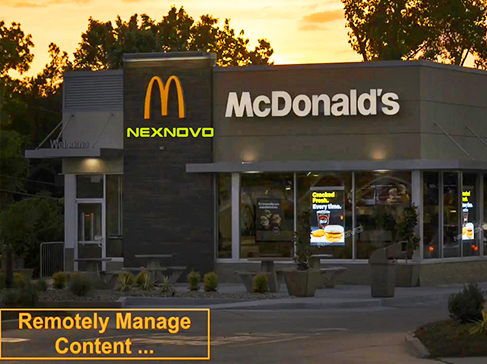 美國麥當勞透明LED海報屏