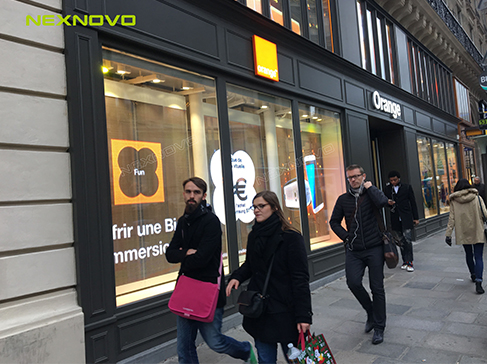 Orange法國電信再一次選擇晶泓LED透明屏