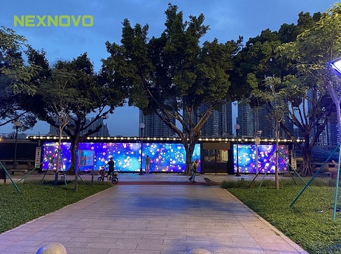 晶泓光電玻璃NSN系列閃耀百年大沙頭碼頭，讓羊城夜色更璀璨！