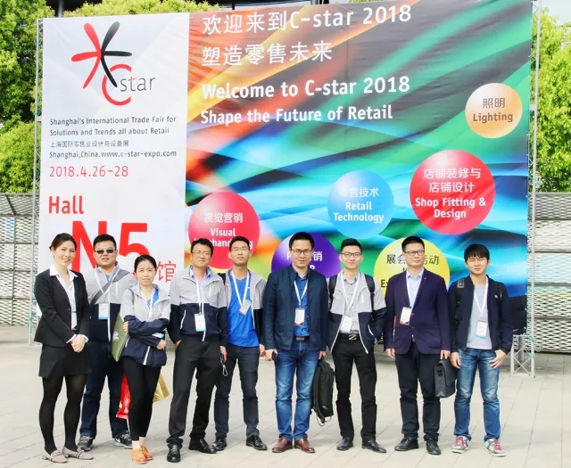 晶泓科技透明LED顯示屏爭艷C-star 2018上海國際零售展，取得理想效果完美落幕(圖2)